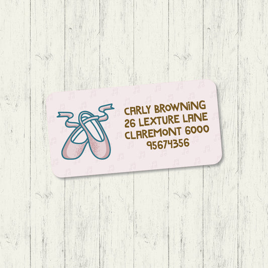 Ballet - Address Label