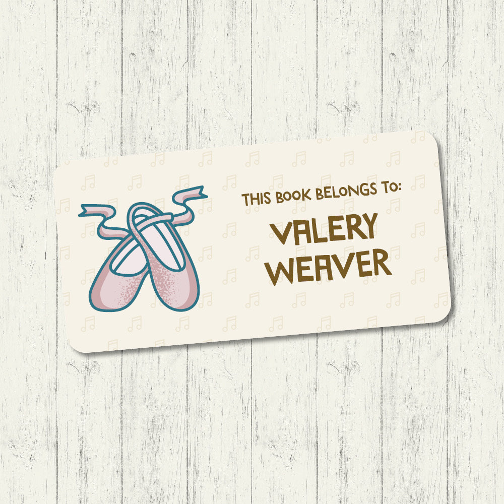 Ballet - Book Label