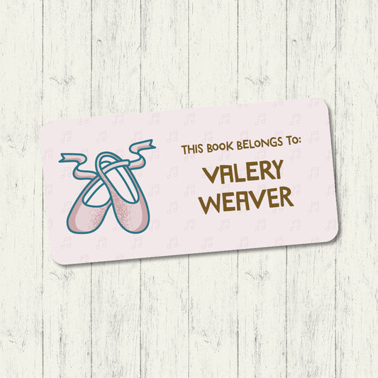 Ballet - Book Label
