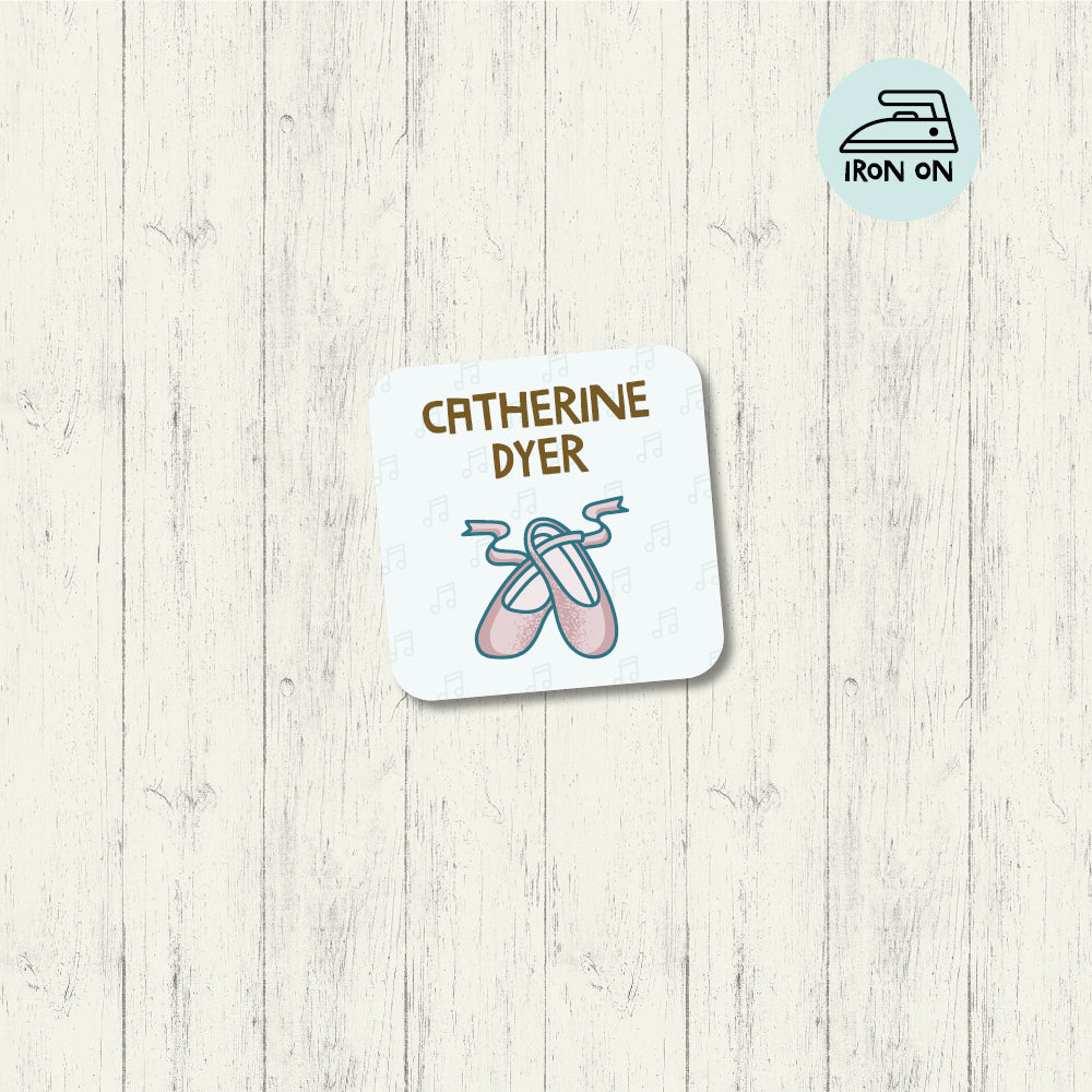 Ballet - Square iron On Label