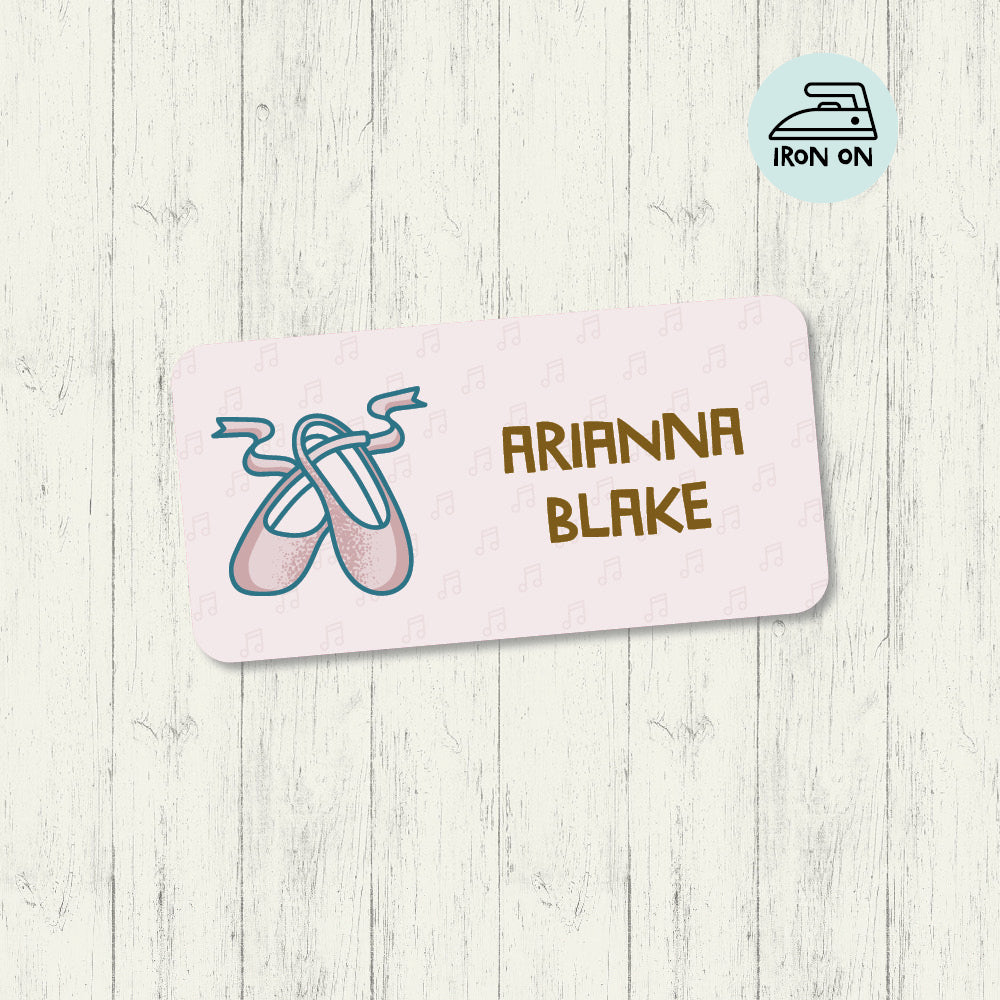 Ballet - Standard Iron On Label