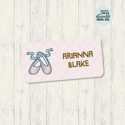 Ballet - Standard Iron On Label