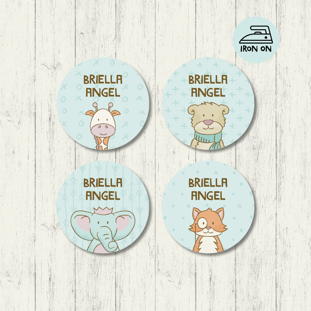 Best Buddies - Round Iron On Labels