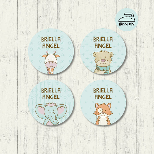 Best Buddies - Round Iron On Labels