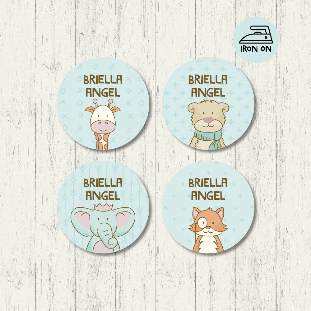 Best Buddies - Round Iron On Labels