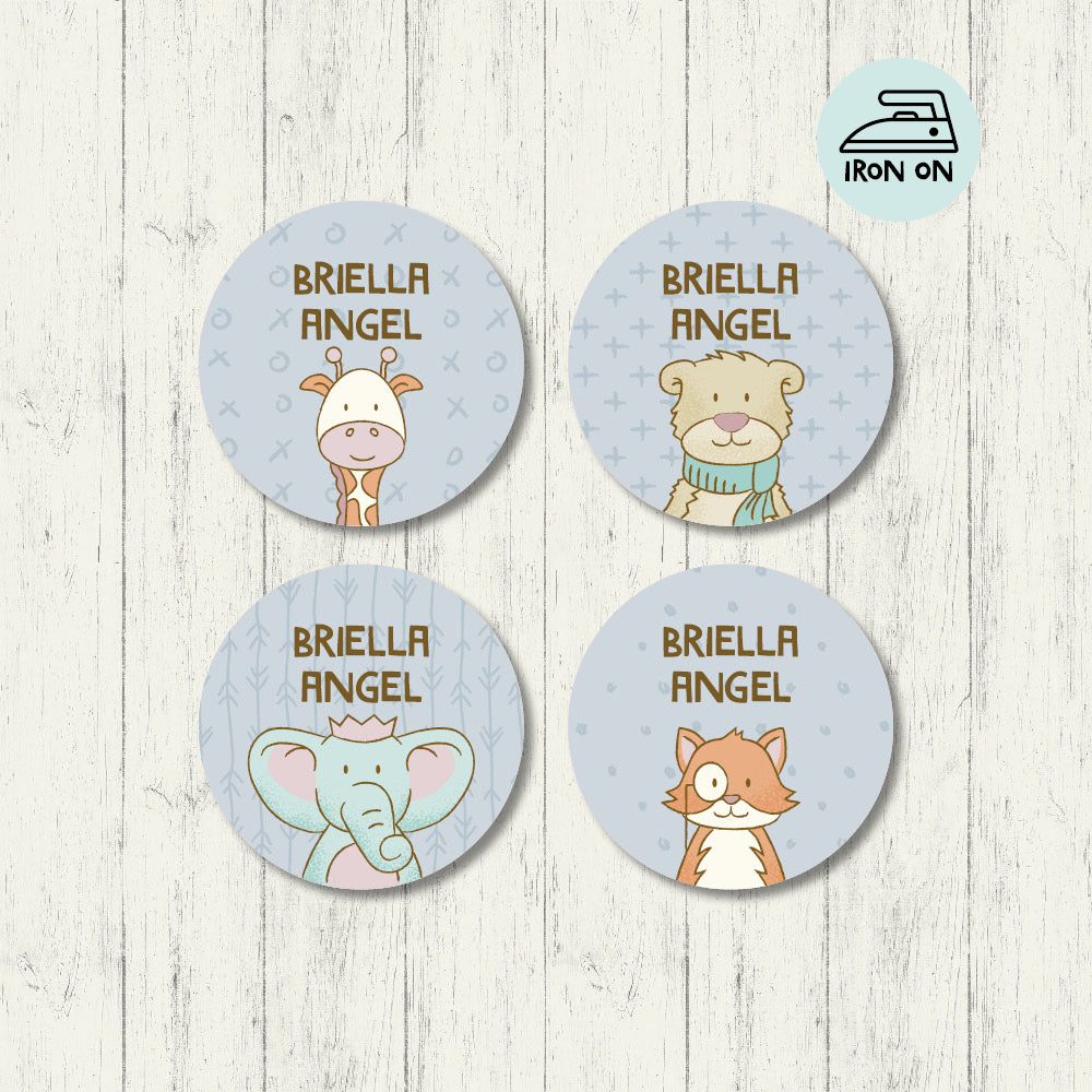 Best Buddies - Round Iron On Labels