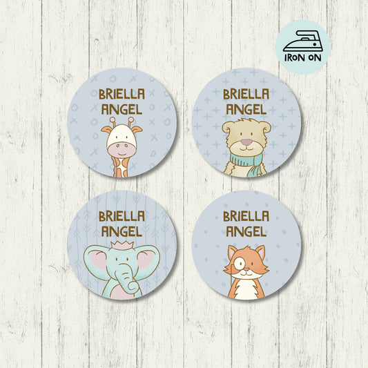 Best Buddies - Round Iron On Labels