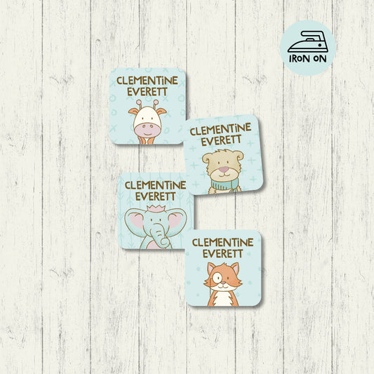 Best Buddies - Square Iron On Labels