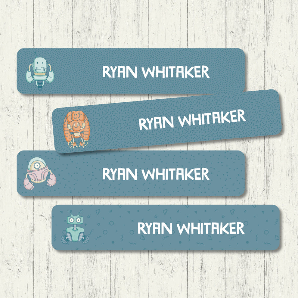 Bright Durable Large Name Labels for Big Items