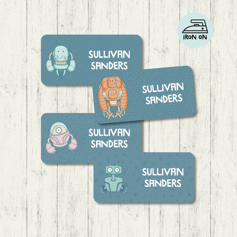 Easy Apply Standard Iron-On Labels for Clothing