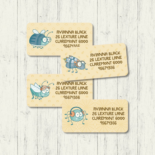 Crawly Critters - Address Labels