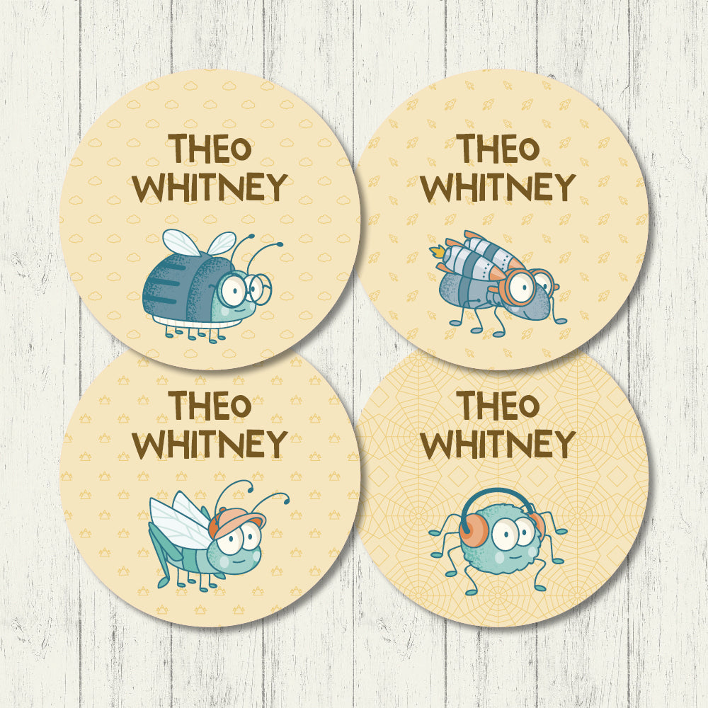 Crawly Critters - Circle Labels