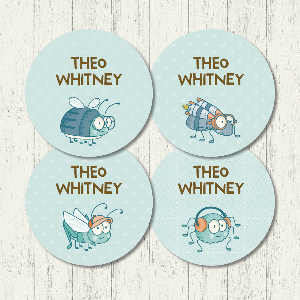 Crawly Critters - Circle Labels