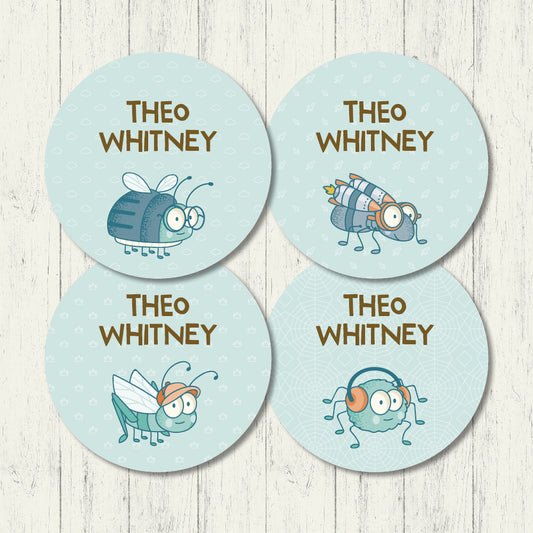 Crawly Critters - Circle Labels