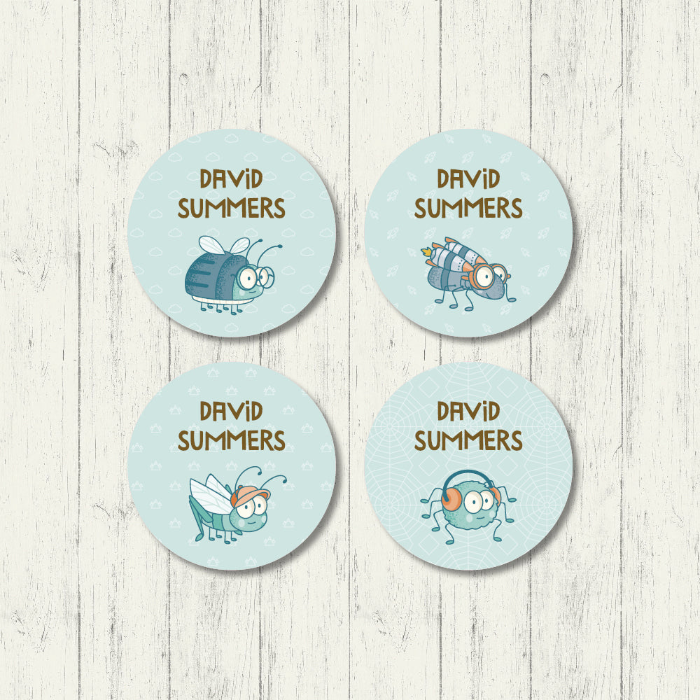 Crawly Critters - Shoe Labels