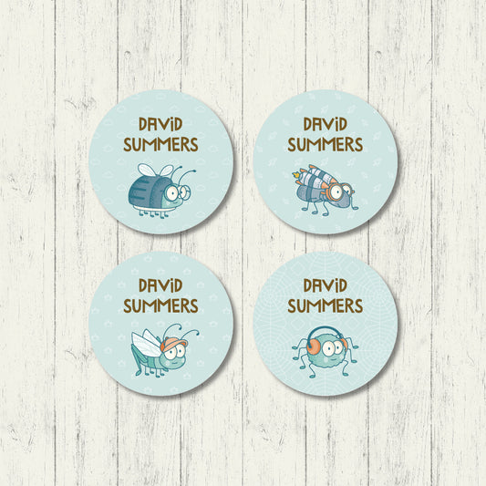 Crawly Critters - Shoe Labels