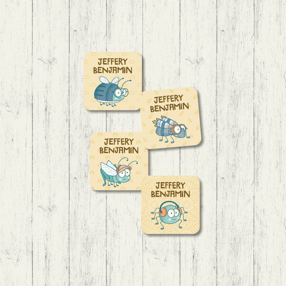 Crawly Critters - Square Labels
