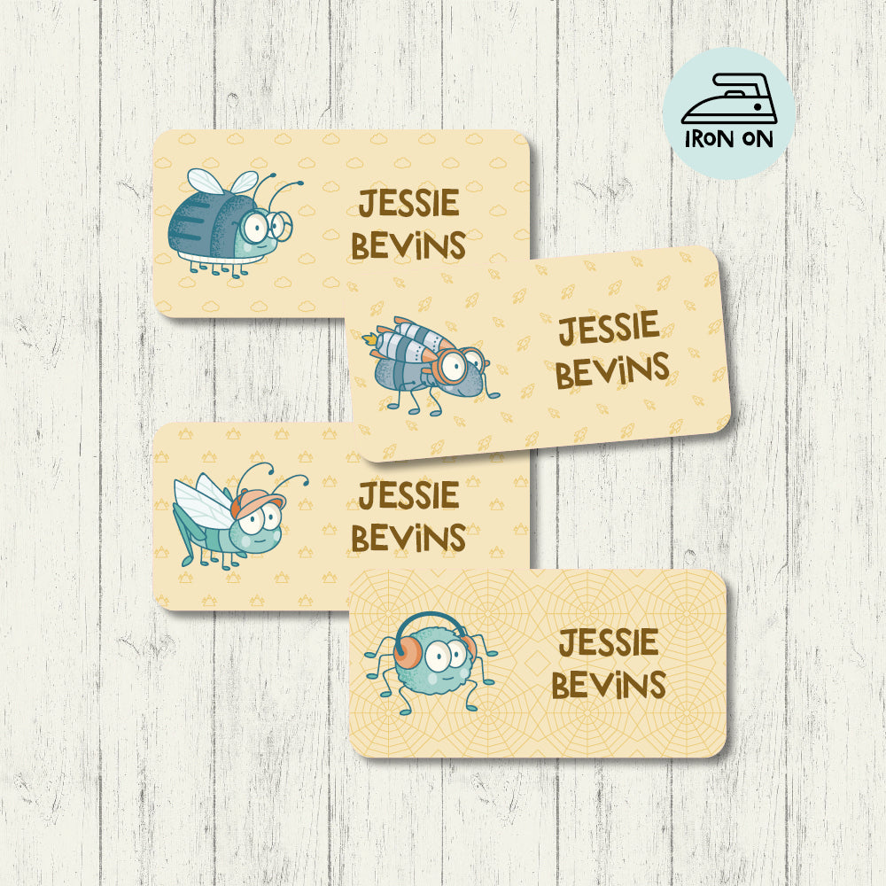 Crawly Critters - Standard Iron On Labels