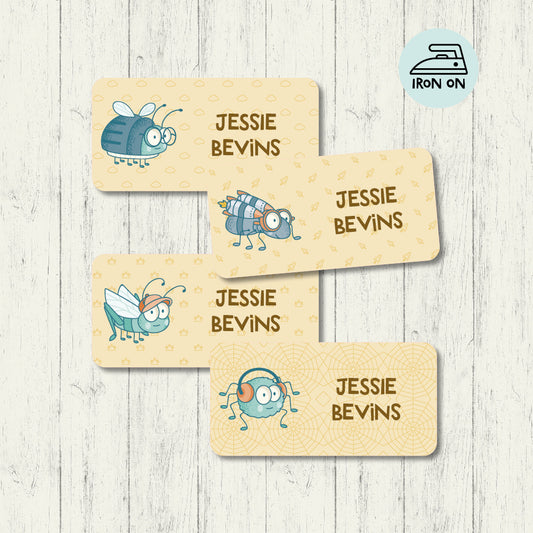 Crawly Critters - Standard Iron On Labels