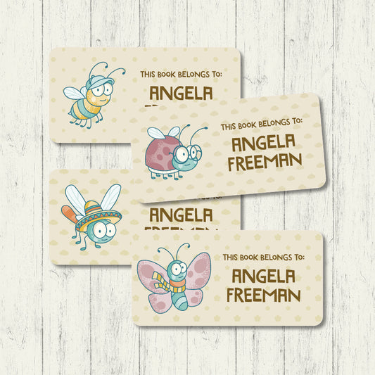 Cute Critters - Book Labels