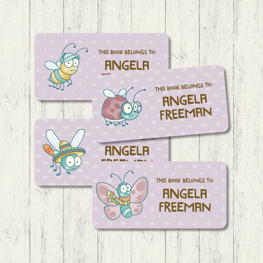 Cute Critters - Book Labels