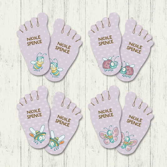 Cute Critters - Shoe Labels