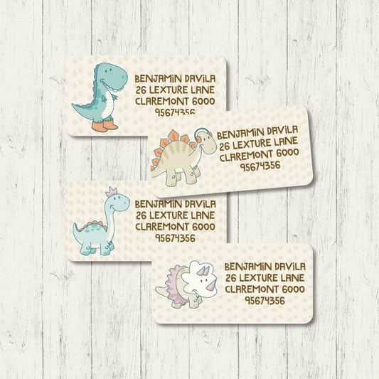 Dino Buddies - Address Labels