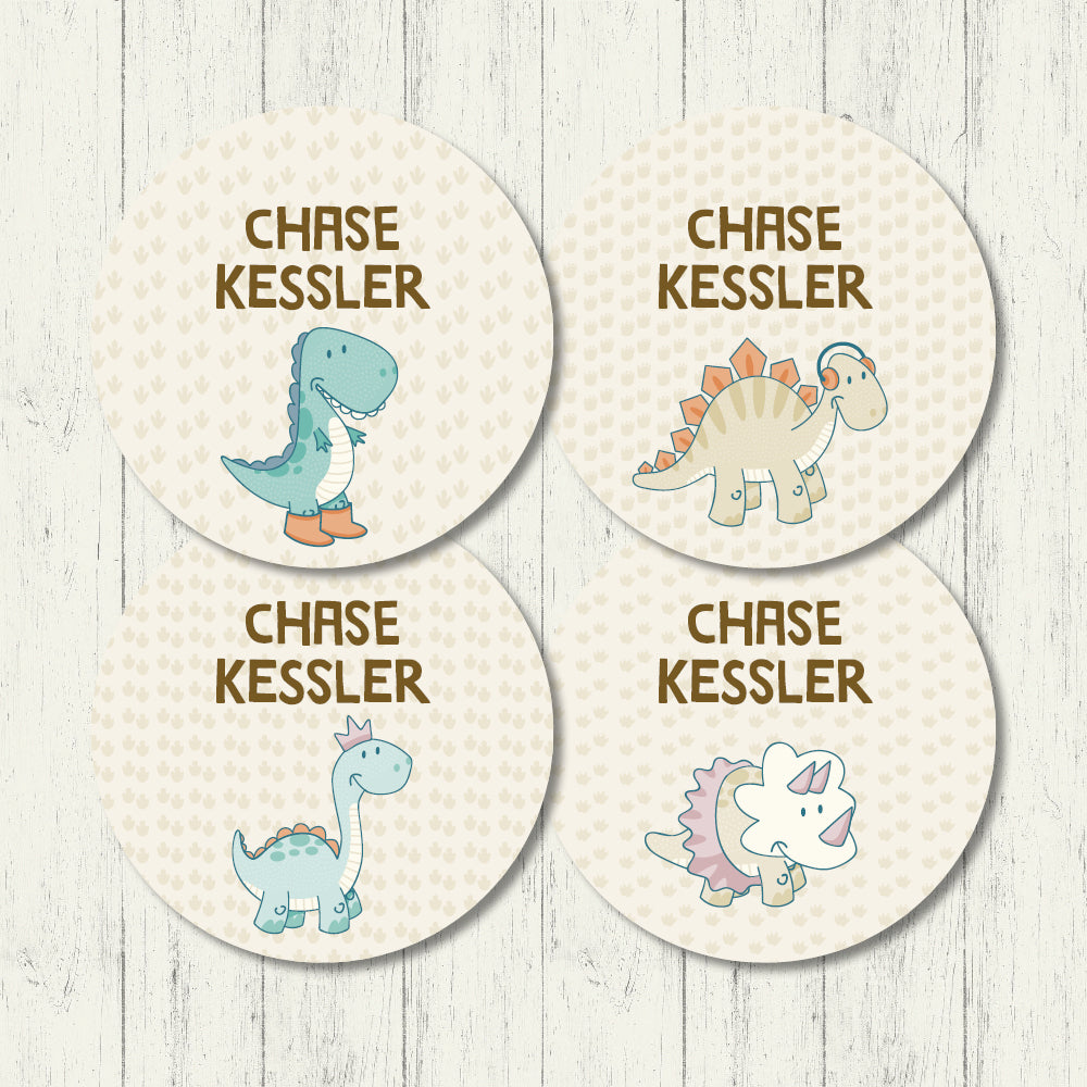 Dino Buddies - Circle Labels