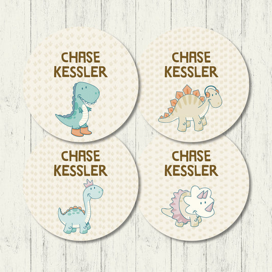 Dino Buddies - Circle Labels