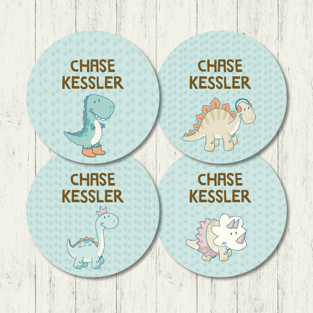 Dino Buddies - Circle Labels