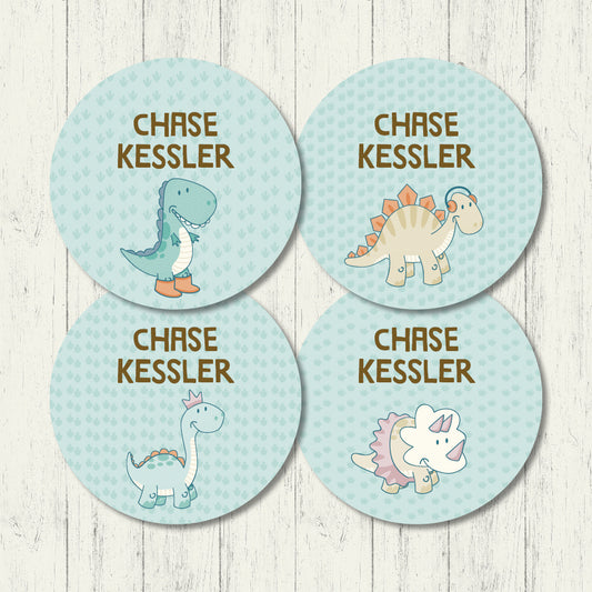 Dino Buddies - Circle Labels