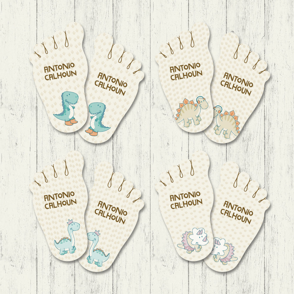 Dino Buddies - Shoe Labels