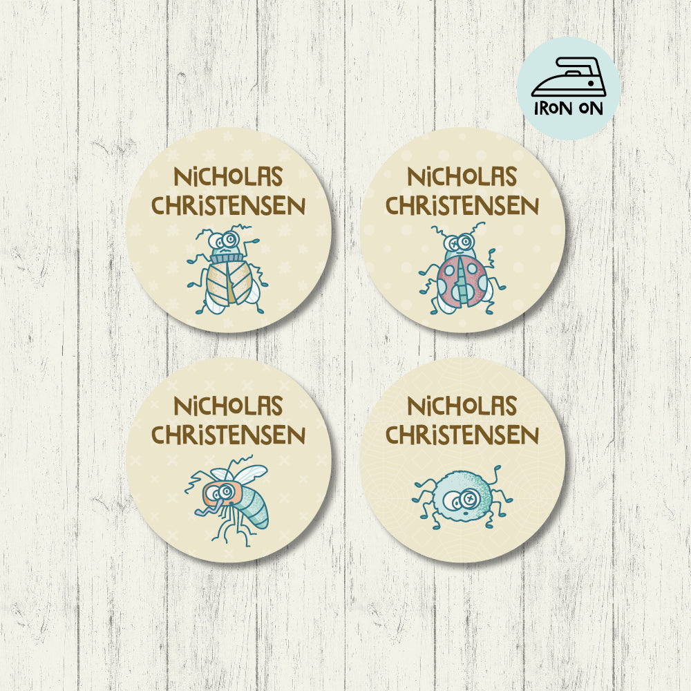 EEEWW - Round Iron On Labels