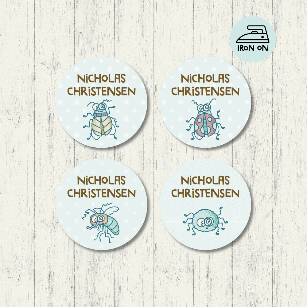 EEEWW - Round Iron On Labels