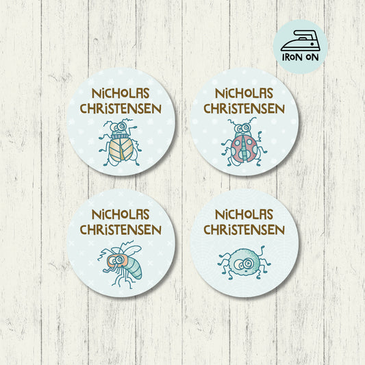 EEEWW - Round Iron On Labels