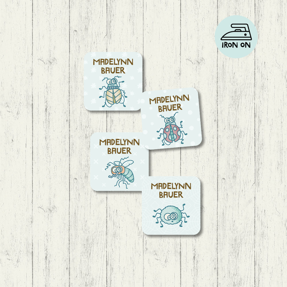 EEEWW - Square Iron On Labels