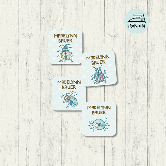 EEEWW - Square Iron On Labels