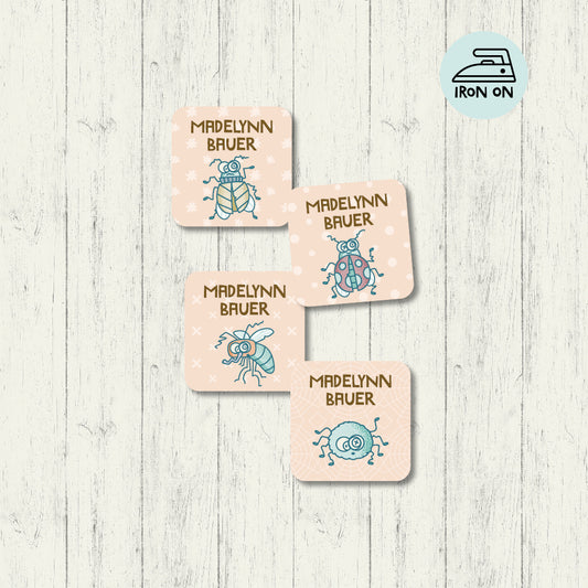 EEEWW - Square Iron On Labels