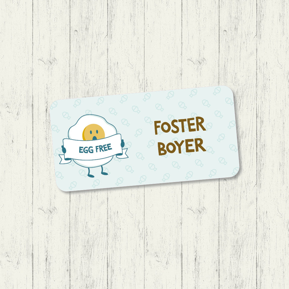 Egg Free - Standard Label