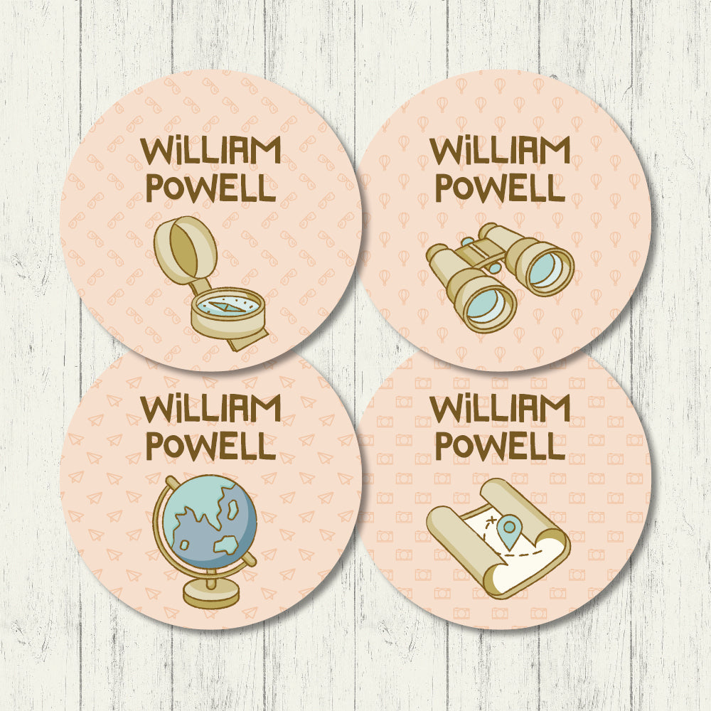 Explore The World - Circle Labels