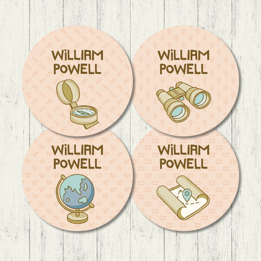 Explore The World - Circle Labels