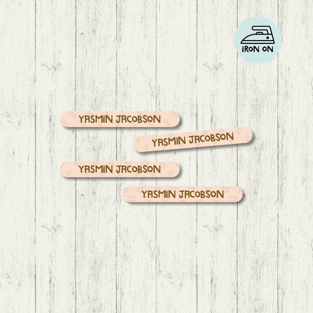 Explore The World - Mini Iron On Labels