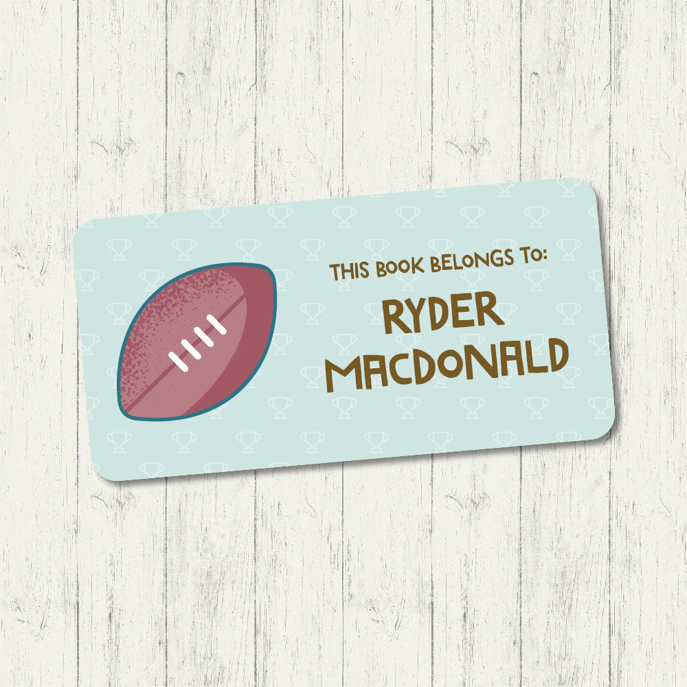 Football - Book Label