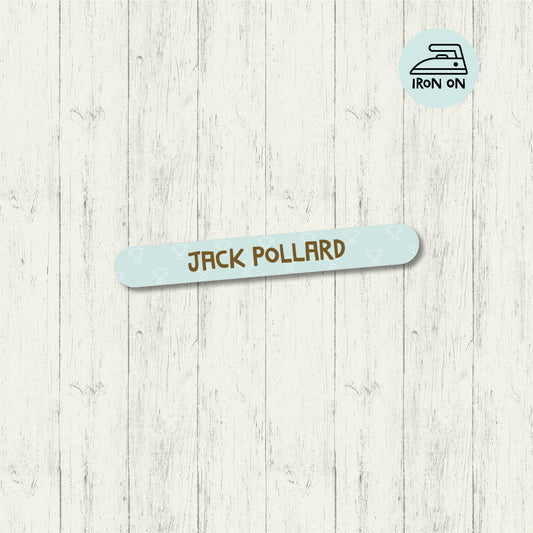 Football - Mini Iron On Labels