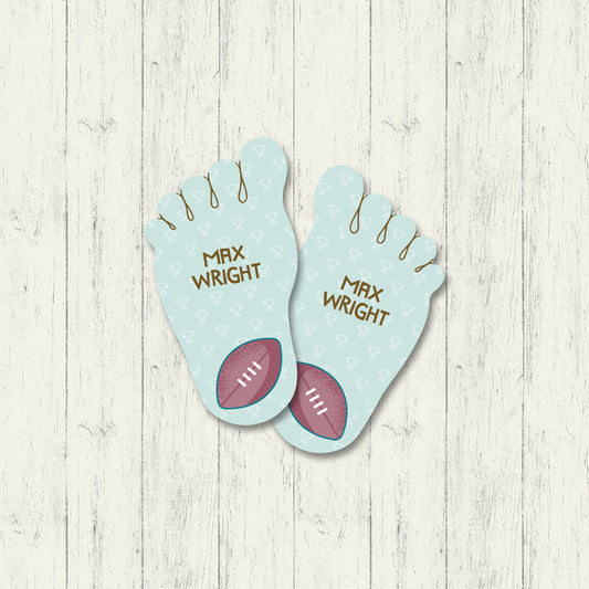 Football - Shoe Label