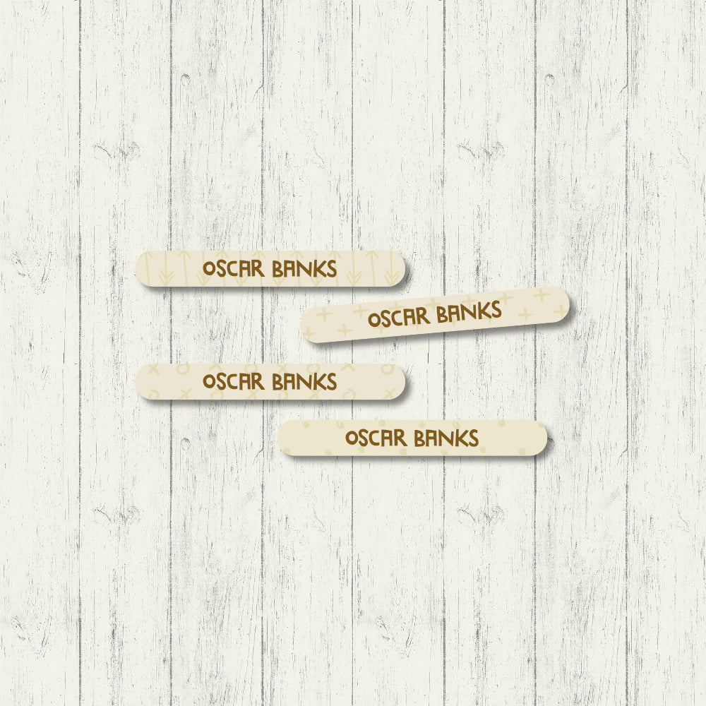 Fuzzy Friends Mini Labels – Slim, Durable & Waterproof