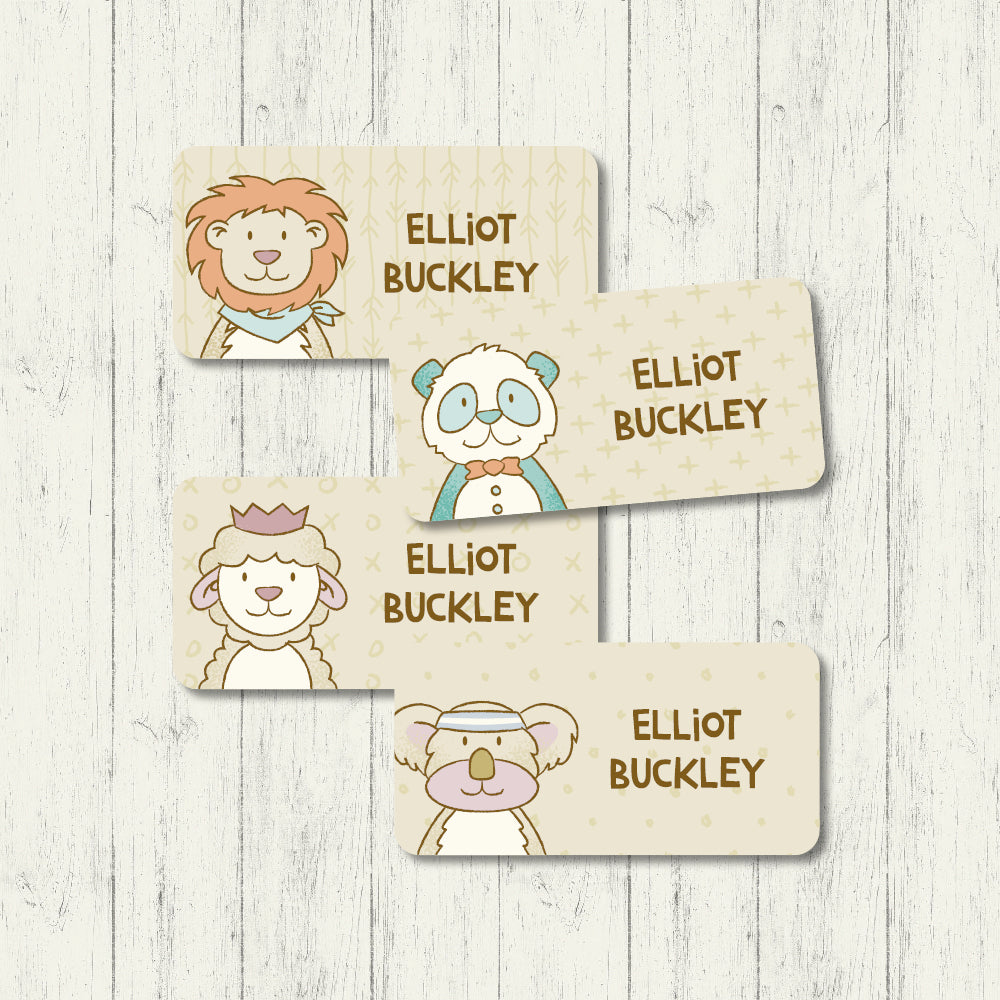 Fuzzy Friends - Standard Labels