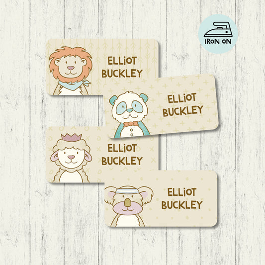 Fuzzy Friends_Standard Iron On Labels