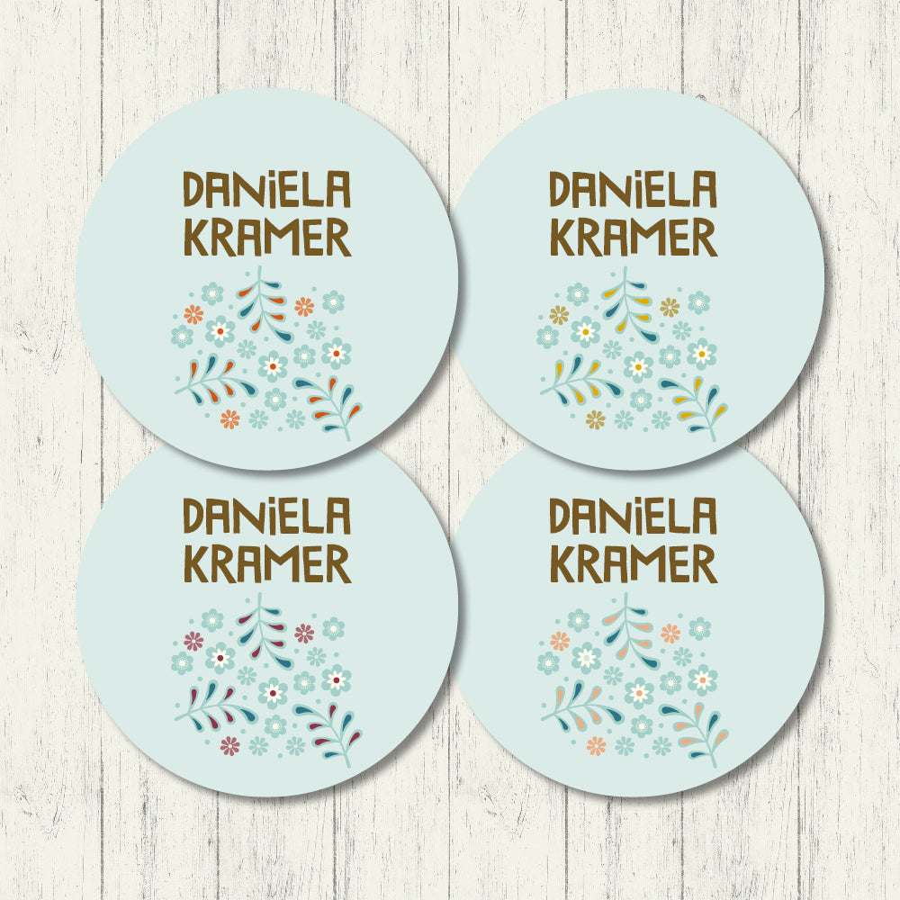 Garden Party - Circle Labels