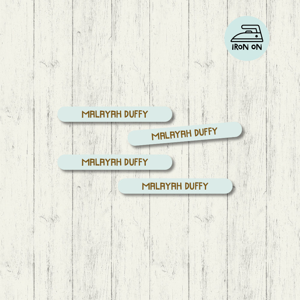 Garden Party - Mini Iron On Labels